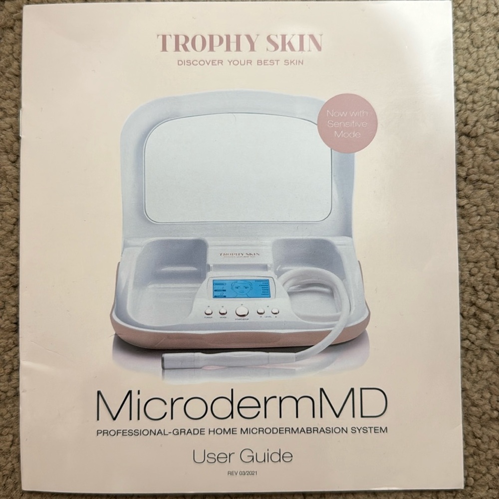 Trophy Skin MicrodermMD professional grade Microdermabrasion system like New